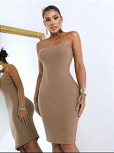 Vestido tubinho Eliza tomara que caia
