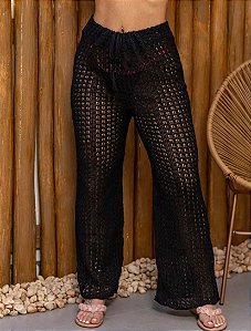 Calça saída de praia jennifer em tricot