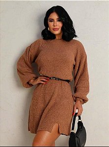 Vestido Isa tricot frio mouse