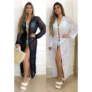Saída De Praia Longa Tricot