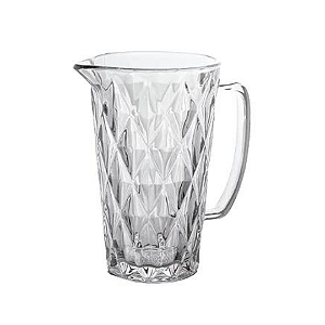 Jarra vidro efeito diamante buffet, suco, água, drink 1 litro