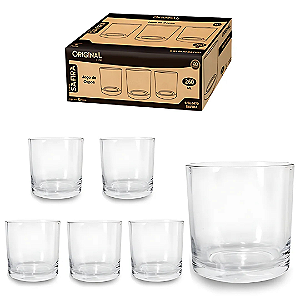 Jogo de copos 260ml Safira Original 6 peças