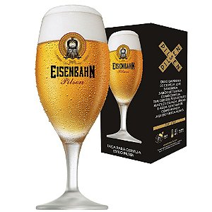 Taça de cristal para cerveja Pilsen Eisenbahn - Loja Virtual Momentos  Especiais
