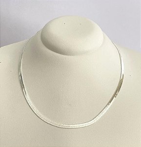 Chocker Fio Alemão Prata