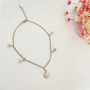 Tornozeleira Aço Inox Concha