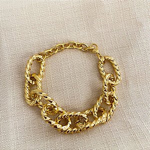 Pulseira Corrente Crespa