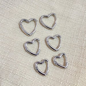 Trio Coração Prata