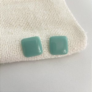 Button Quadrado Azul Bebê