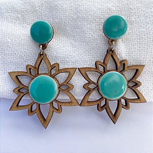 Brinco Madeira Tifanny