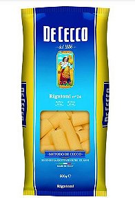 MASSA DE CECCO ITALIANA  RIGATTONI  24/500 ML