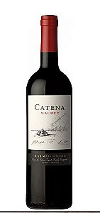 VINHO ARGENTINO  CATENA  MALBEC TINTO  750 ML