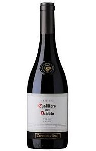 VINHO CHILENO CASILERO DEL DIABLO SHIRAZ TINTO 750 ML