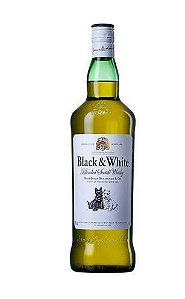 WHISKY ESCOCES BLACK E WHITE 8 ANOS 1000 ML