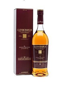 WHISKY ESCOCES  SINGLE MALT GLEMORANGE LA SANTA  12 ANOS   750 ML
