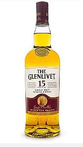 WHISKY ESCOCES SINGLE MALT  GLENLIVET 15  ANOS  750ML