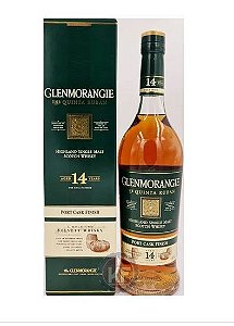 WHISKY ESCOCES SINGLE MALT GLENMORANGE QUINTA RUBAN  14  ANOS  750ML