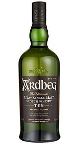 WHISKY ESCOCES  SINGLE MALT GLEMORANGE  ARDBERG 10 ANOS  750 ML