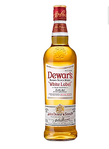 WHISKY ESCOCES  DEWARS WHITE LABEL  750 ML