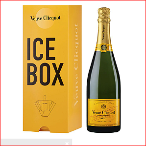 CHAMPANHE FRANCESA VEUVE CLIQUOT BRUT  ICE BOX  750 ML