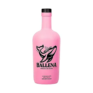 LICOR NACIONAL BALLENA TEQUILA E MORANGO  750 ML