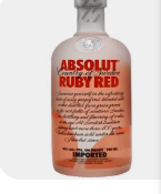 VODKA ABSOLUT RUBY RED 1000 ML