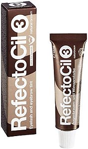 Coloração de Cílios e Sobrancelhas RefectoCil 3.0 Castanho Natural 15mL
