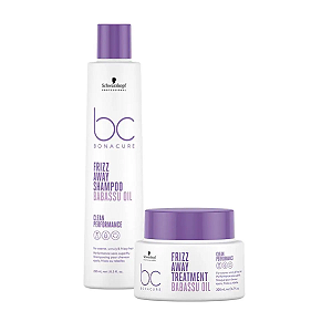 Kit Schwarzkopf Bonacure Frizz Away Shampoo 250mL + Máscara de Tratamento 200mL