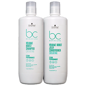 Kit Schwarzkopf Bonacure Clean Volume Boost Shampoo 1L +