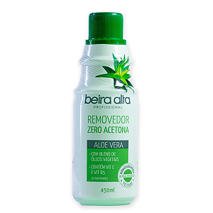 Beira Alta Removedor de Esmalte Zero Acetona Aloe Vera 450mL