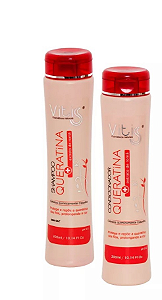 Vitiss Kit Shampoo e Condicionador Queratina + Extrato de Romã 300mL