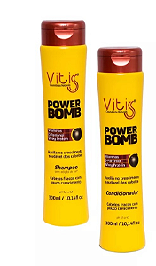 Vitiss Kit Shampoo e Condicionador Power Bomb 300mL