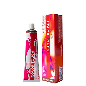 Tonalizante Wella Professionals Color Touch Deep Browns 7/71 Louro Médio Marrom Acinzentado 60g