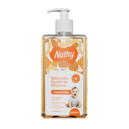 Sabonete Líquido Glicerinado Camomila Nathy 500ml
