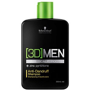 Schwarzkopf 3D Men AntiDandruff Shampoo Anti- Caspa 250ml