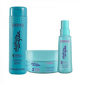 Cadiveu Plástica de Argila Kit (Shampoo+ Condicionador+ Fluído)