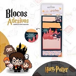 Post-it Harry Potter - Cartela Com 4 Blocos