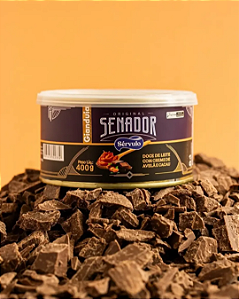 Doce de Leite com Creme de Avelã e Cacau Senador 400g Lata