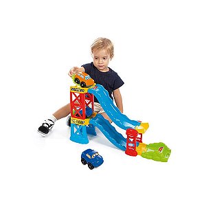 Brinquedo Pista de Carrinho de Corrida Infantil Baby com 2