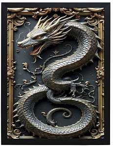 Quadro Decorativo - Dragão 12