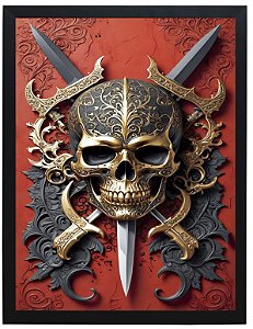 Quadro Decorativo - Skull 08