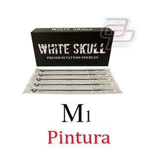 Agulhas White Skull Pintura / Magnum - Caixa com 50 unidades