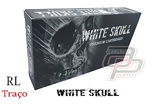 Cartuchos White Skull Traço / Round Liner - Caixa com 20 Unidades