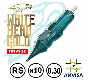 Cartuchos White Head Gold MAX  -   Bucha / Round Shader - 1 Unidade