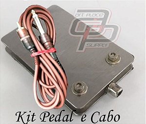 Kit Pedal e Cabo RCA - JJ Equipamentos