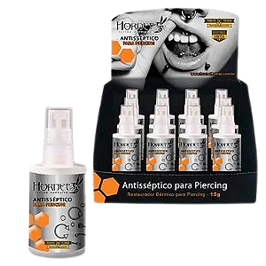 Spray Antisséptico p/ Piercing Hornet - 30ml - Caixa com 12 unidades