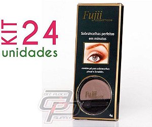 KIt Sombra para Sobrancelha com 24 unidades(4gr) -  Fujii