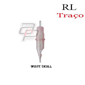 Cartuchos White Skull Micropigmentação Traço / Round Liner - 1 Unidade