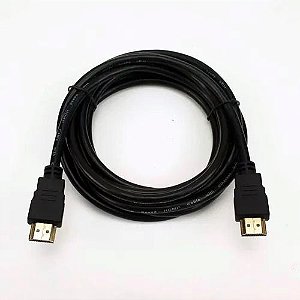 Cabo HDMI 4K ULTRA HD 30 AWG s/ filtro O.D:6MM 3D 2.0V DOURADO 3M