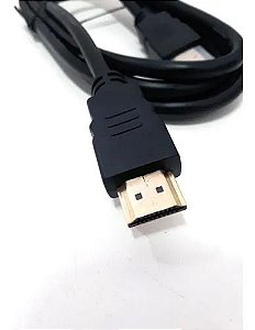 Cabo HDMI 4K ULTRA HD 30 AWG s/ filtro O.D:6MM 3D 2.0V DOURADO 1,8M