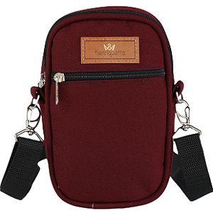 Shoulder Bag Bolsa Feminina Tiracolo Henriquetta- Vinho